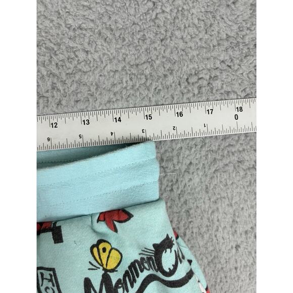 Monmon Cat Joggers Adult Large Multicolor Sun Cat Art Sweats Athleisure Lounge - Picture 6 of 9